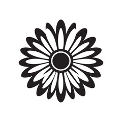 Stunning Daisy Silhouette Vector Illustrations for Creative Design