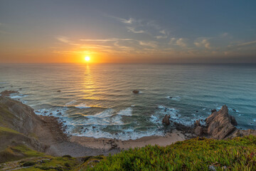 Obraz premium Por do sol Cabo da roca
