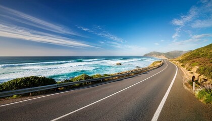 Fototapeta premium road to the sea