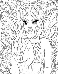 Angel Coloring Page