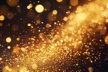 Glistening aurous shimmer. Radiant gold confetti sprinkles. Dazzling twinkling flecks