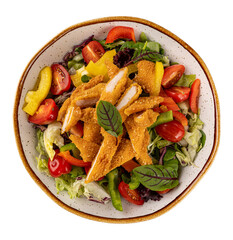 Fresh crispy chicken salad