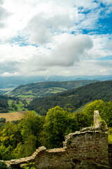 Unterwegs an der Landesgrenze zwischen Hessen und Th&uuml;ringen im wundersch&ouml;nen Eichsfeld zur Burg Hanstein bei Bornhagen - Th&uuml;ringen - Deutschland