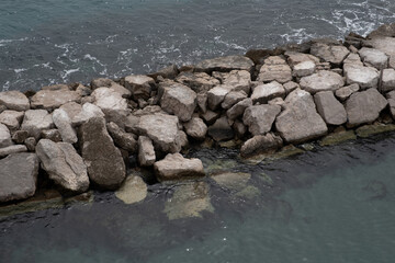rocks in the sea