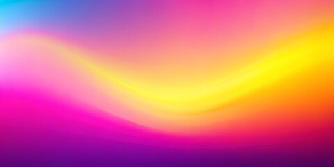 Obraz premium Abstract Gradient Sunset, Blue, Yellow, Orange, Pink, gradient, sunset
