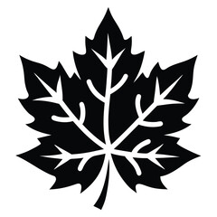 Autumn Paper Cut Leaves Silhouette Vector Design for Cards