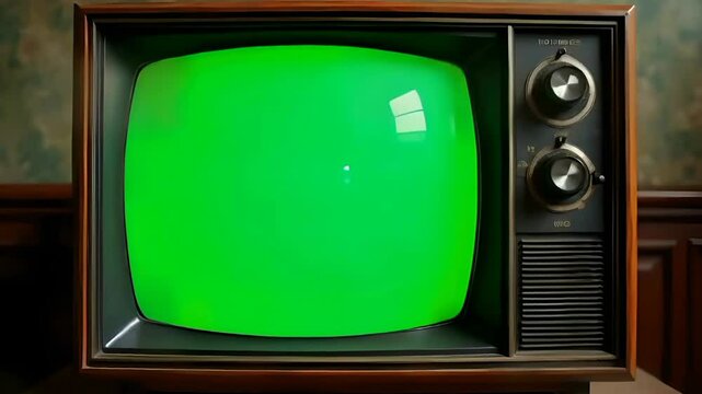 old tv set