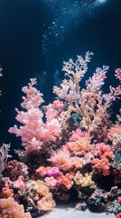 Fototapeta premium Vibrant Coral Reef Underwater Photography