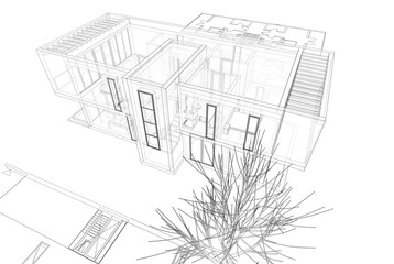 house plan blueprint