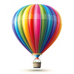 Naklejka premium hot air balloons