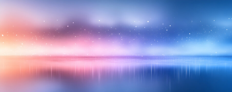 Abstract Gradient Color Background - Minimalist Design with Soft Pastel Fade Banner