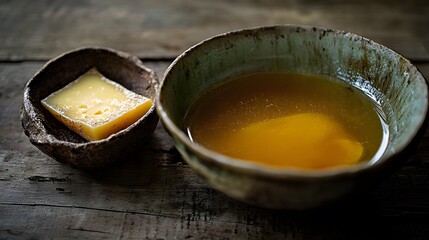 Plum Wine Pairing: Umeshu served alongside a cheese platter—complementary flavors dancing on the palate. 