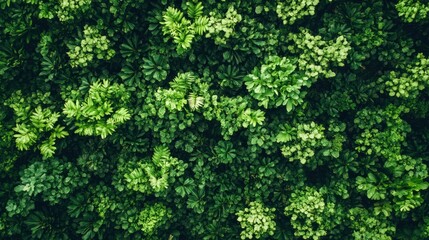 Fototapeta premium Lush Green Foliage Background