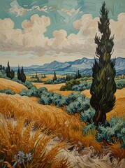 autumn landscape in the mountains