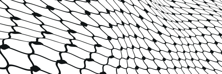 Net pattern. Rope net vector silhouette. Soccer, football, volleyball, tennis and tennis net pattern.