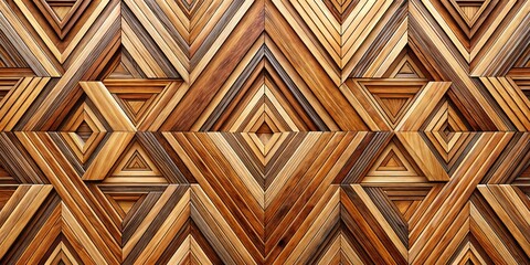Geometric Wooden Pattern, Wood Texture, Wall Art, Wooden Design