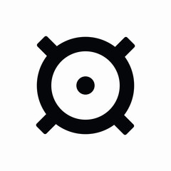 speaker device icon sign vector