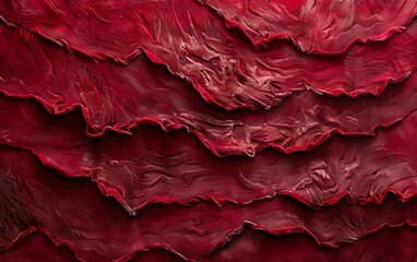 Obraz premium Abstract grunge red background with cracks and scratches. Texture for design