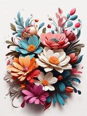 background with flowers