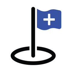 Medical Flag Icon
