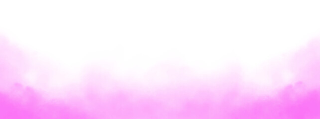 Smoke Texture overlays on transparent background. Misty effect, text or space, Design element,  Abstract Pink Color texture. Png image.