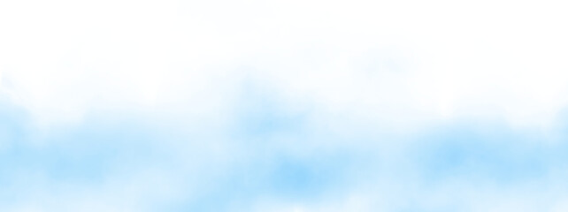 Smoke Texture overlays on transparent background. Misty effect, text or space, Design element,  Abstract Light Blue texture. Png image.