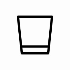 drink glass icon sign vector