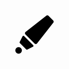 marker highlighter icon sign vector