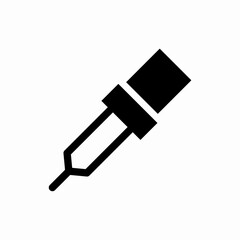 pipette drop icon sign vector