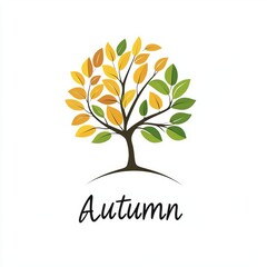 Obraz premium color logo of autumn