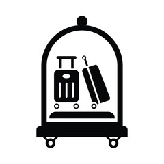 Hotel Trolley Icon