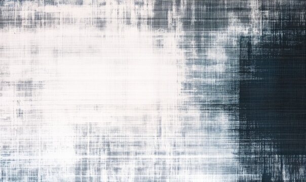 Seamless broken printer streaky faded low ink toner lines transparent overlay texture. Abstract bad blurry vintage xerox photocopy error glitch noise pattern