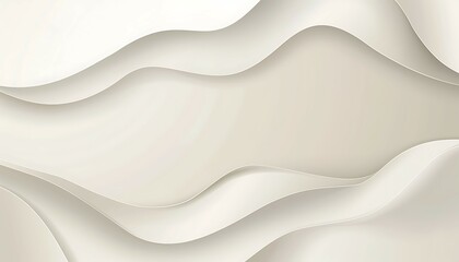 Obraz premium Abstract background of white silk or satin. 3d render illustration