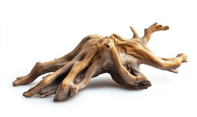 Fototapeta premium root of tree isolate on white background