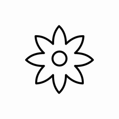 buddhist flower icon sign vector