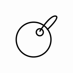 hang label icon sign vector