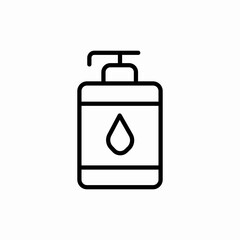 liquid soap icon sign vector