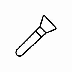 makeup brush icon sign vector