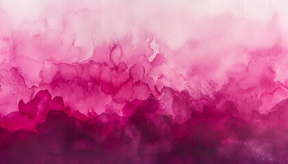 Pink abstract watercolor painted background. Texture paper. Handmade.