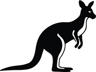 kangaroo illustration vector 