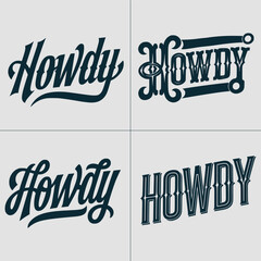 Country Girl Western, Howdy Design, Cowboy And Cowgirl T-shirt Design, Vector illustration
