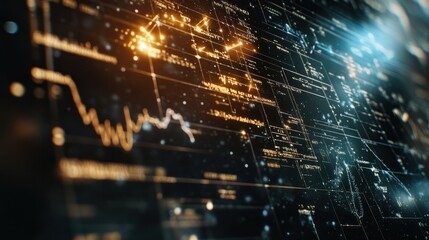 Close-up of intricate science formulas on a transparent computer screen, bright and precise. 32k, full ultra hd, high resolution