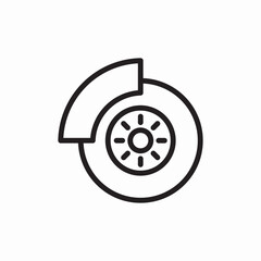 brake pads icon sign vector