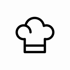 chef hat icon sign vector