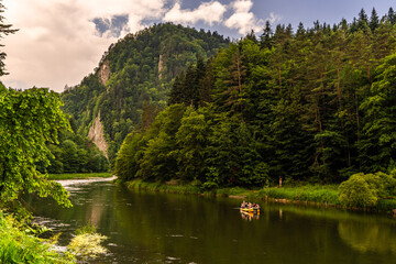Pieniny, Karpaty, Dunajec , jesień, góry