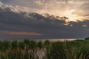 Zatoka Gdańska, Morze Bałtyckie, falochron, mewy, Gdańsk , Gdynia, Półwysep Helski © Daniel Folek