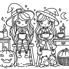 children in the kitchen