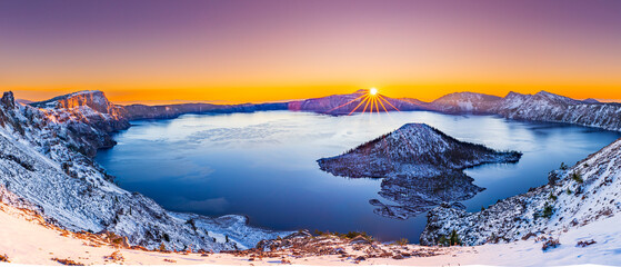 Crater Lake Sunrise