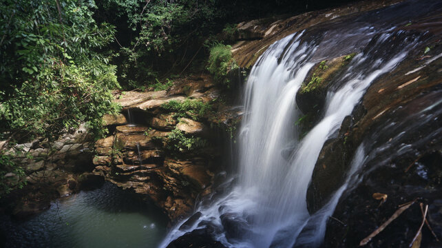 The stunning beauty of Bendao Baglai Waterfall located in Samparidisa  village, Haflong, Dima Hasao