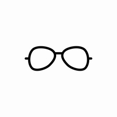 Fototapeta premium glasses optical icon sign vector